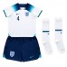 Billige England Declan Rice #4 Hjemmetrøye Barn VM 2022 Kortermet (+ korte bukser)